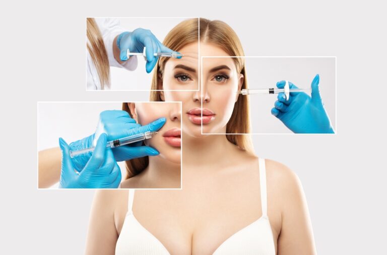 Cosmetologist,Does,Injections,For,Lips,Augmentation,And,Anti,Wrinkle,In